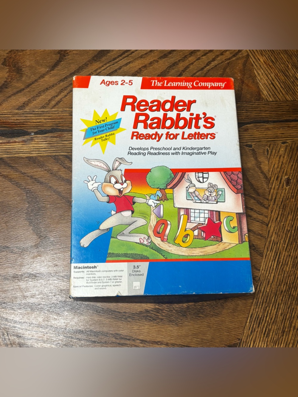 Vintage Learning Company Reader Rabbit 5.0 Floppy Disks & Parent's Guide